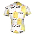 thumbnail image 4 of joogoo Cute Chicken with Sunglasses Pattern Men's Cycling Jerseys Mountain Bike Short Sleeve Tops L, 4 of 7