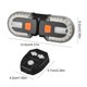 thumbnail image 5 of Toystoory Luz de bicicleta con aviso de sonido de bocina ABS, luz roja/amarilla llamativa para seguridad en ciclismo, cinco luces Ciclismo, 5 of 6