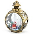 thumbnail image 2 of Deago Christmas Decorative Candle Lantern Lights LED Vintage Santa Ornament Battery Operated Hanging Lantern for Christmas Decorations and Gift, 2 of 12