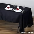 thumbnail image 7 of Mountclear Disposable Plastic Tablecloths for Parties [Pack of 12] 54x108 Rectangle Table Cover for Indoor & Outdoor Tables- Waterproof Tablecloth for Birthdays, Weddings, Parties [Black], 7 of 7