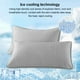 thumbnail image 2 of Cubierta Almohada Enfriamiento 2 Piezas para Almohadas Suaves Durmientes Calientes (gris Inferior), 2 of 9