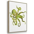 thumbnail image 3 of Octopus Framed Premium Gallery Wrapped Canvas - Ready to Hang - 25 x 37 - Natural Wood Floating Frame, 3 of 9