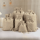 thumbnail image 1 of Bolsa de lino al por mayor, bolsa de embalaje de joyas con cordón, bolsita, bolsa, bolsa de lino, bolsa, 1 of 2
