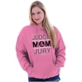 thumbnail image 5 of Mom Judge and Jury Hilarious Mother Hoodie Sweatshirt Women Brisco Brands 2X, 5 of 6