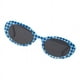 thumbnail image 4 of Gafas de sol retro para mujer con montura gruesa estampada Tartán, 4 of 7