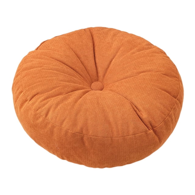 Almohada de almohada Meditación de muebles de muebles de refuerzo almohadilla de almohada redonda de almohada de almohada para la almohadilla para la Naranja