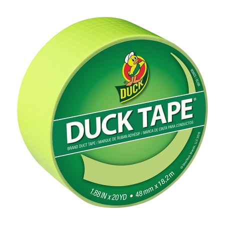 Duck Brand Color Duct Tape, 1.88 inches x 20 yards, Fluorescent