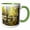 Green/White, variant on 3drose, the Whipple Trail Head in Dixie National Forest with Fall Foliage, 15oz Mug