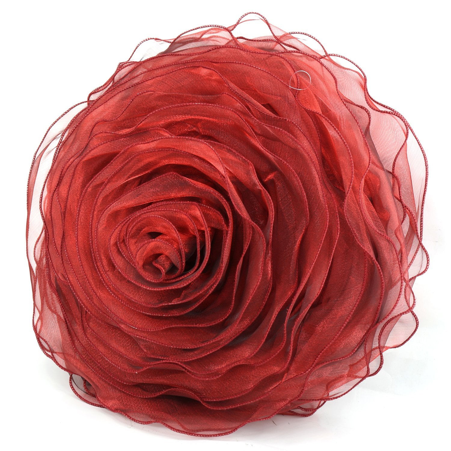 rose throw pillow