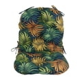thumbnail image 4 of Blazing Needles 48-inch by 24-inch Patterned Outdoor Spun Polyester Swivel Rocker Cushion, 4 of 4