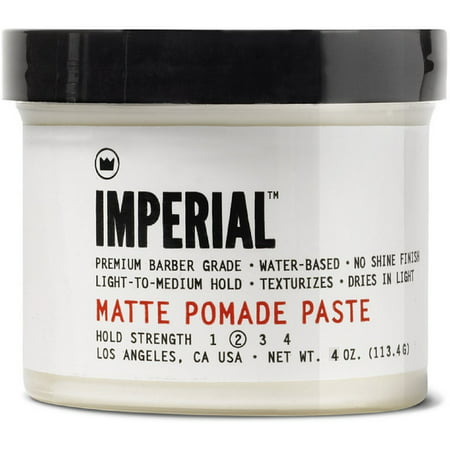 2 Pack - Imperial Barber Grade Products Matte Pomade Paste, 4.0