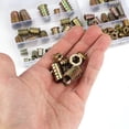 thumbnail image 4 of Inserto roscado de madera de 100 piezas, tuercas de inserción roscadas hexagonales, tornillo de inserción roscado de madera, tuerca de inserción roscada, inserto M4 M5 M6 M8 M10, con caja de plástico, 6 tamaños, para muebles de madera JM, 4 of 5