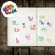 thumbnail image 4 of Set de 12 mini sellos de animales de dibujos animados para niños. Sellos autoentintables ideales para manualidades, premios escolares y recuerdos de fiesta. Fáciles de sujetar y lavables., 4 of 8