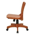 thumbnail image 4 of OSP Home Furnishings Deluxe Wood Bankers Office Chair in Fruit Wood Finish, 4 of 13