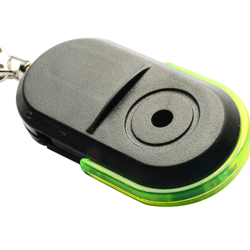 New Wireless Anti-Lost Whistle Sound Alarm Key Finder Locator Keychain LED Light