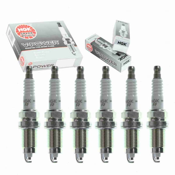 6 pc NGK V-Power Spark Plugs compatible with Dodge Intrepid 3.5L V6 1993-1997
