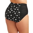 thumbnail image 3 of Terra & Sky Women's Plus Size Print High Waist Swimsuit Bottom, 3 of 4