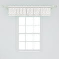 thumbnail image 2 of Ambesonne Geometric Window Valance, Pastel Circles and Rounds, 54" X 12", Peach Dark Night Blue, 2 of 3