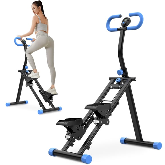 Toauuo Upgrade Vertical Climber Stair Stepper, Full-Body Workout Machine with Stable Frame & Adjustable Handlebar for Home Gym