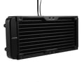 thumbnail image 3 of Aluminum 240mm 10 Pipe Water Cooling Cooled Row Heat Exchanger Radiator with Fan for CPU PC Water Co, 3 of 5