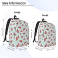 thumbnail image 4 of Balery Watermelon Vintage Canvas Backpack for Men and Women - Large Capacity, Durable Travel Laptop Bag for School, Work, Hiking, and Outdoor Activities, 4 of 7