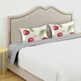 thumbnail image 3 of Yayeee Pillowcase Standard Size Set of 2 Satin Wrinkle Resistant Pillow Case, Watercolor Cherry, 3 of 7