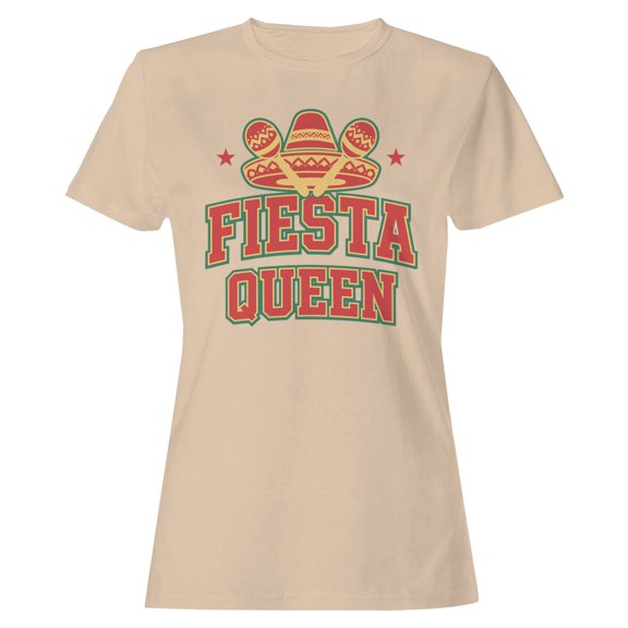 Sombrero Fiesta Queen Women's Off-White T-shirt