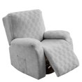 thumbnail image 7 of Rosnek Jacquard Recliner Slipcover with Pockets Stretch Couch Covers Chair Cover Furniture Protector, Light Gray, 7 of 7