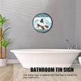 thumbnail image 2 of I Do What I Want,Never Stop Dreaming,Raccoon Bathroom Round Tin Sign Animal Wall Art Inspirational Quote Sign for Bedroom Bathroom Metal Sign 12x12 Inches, 2 of 6