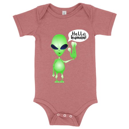 

Baby Hello Human Onesie - Alien Onesie