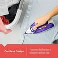 thumbnail image 4 of Black + Decker - Cordless Iron with Non-Stick Sole, Purple, 4 of 5
