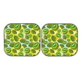 thumbnail image 7 of Daiia Watercolor Kiwi Fruits Summer 2PCS Car Windshield Sun Shade, Foldable Sun Shield for Car Front Window, Auto Sun Blocker Visor Protector Universal for Truck SUV Pickup-Large, 7 of 7
