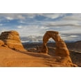 thumbnail image 2 of Illg, Cathy and Gordon 32x23 Gold Ornate Wood Framed with Double Matting Museum Art Print Titled - USA, Utah, Arches NP Delicate Arch at sunset, 2 of 4