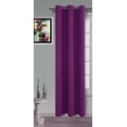 thumbnail image 2 of MDS Blackout Curtains for Living Room and Bedroom Thermal Insulated Grommet Room Darkening Draperies 1 Panel (Royal Purple 52x108), 2 of 7