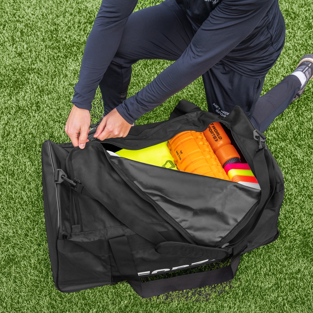 FORZA Travel Holdall Bag with Wheels | Durable Sports & Everyday Travel Bag | 13GL, 20GL & 25GL Capacity Options | 25GL Travel Bag