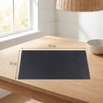 thumbnail image 7 of Unique Bargains Set of 6 Leather Placemats for Kitchen Black 17*12in, 7 of 7
