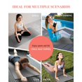thumbnail image 7 of Gray Ombre Yoga Towel for Hot Yoga Non Slip, Modern Abstract Art Farmhouse Gradient Yoga Mat Towel Absorbent Yoga Sweat Towels Microfiber Hot Yoga Blanket for Bikram Pilates 26"x70", 7 of 7