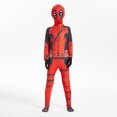 thumbnail image 3 of Disfraz Premium Disfraz de hombre araña de película Vestido de fiesta ajustado para Halloween para niño Kuymtek Rojo*4-5 años*Niño Única para Niño, 3 of 6