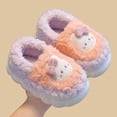 thumbnail image 6 of Orange Women'S Mule Slippers Bow Decoration Faux Fur Warm Clogs Comfy Non-Slip Indoor Flat Shoes Winter Fall Cozy House Size 36 Eu, 6 of 6
