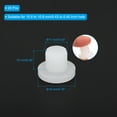 thumbnail image 2 of Uxcell T-Shaped Silicone Rubber Solid Plug for 10.8 to 10.9mm Hole White 24 Pieces, 2 of 6