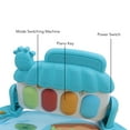 thumbnail image 6 of BIMZUC Baby Gym Play Mat Learning Sensory Sound Infant Kick Play Piano Mat Toy for Newborns Mushroom Animal Pattern Tummy Time Activity Center with Hanging Toys Portable Design 17.32 inches / 44 cm, 6 of 9