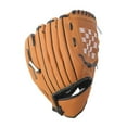 thumbnail image 4 of M Buder Guante de Béisbol para Niños Jóvenes y Adultos, Guante de Práctica para Mano Izquierda, Piel Sintética, Diseño Cómodo, Café Negro, 10.5 Pulgadas / 26.67 cm, 4 of 6