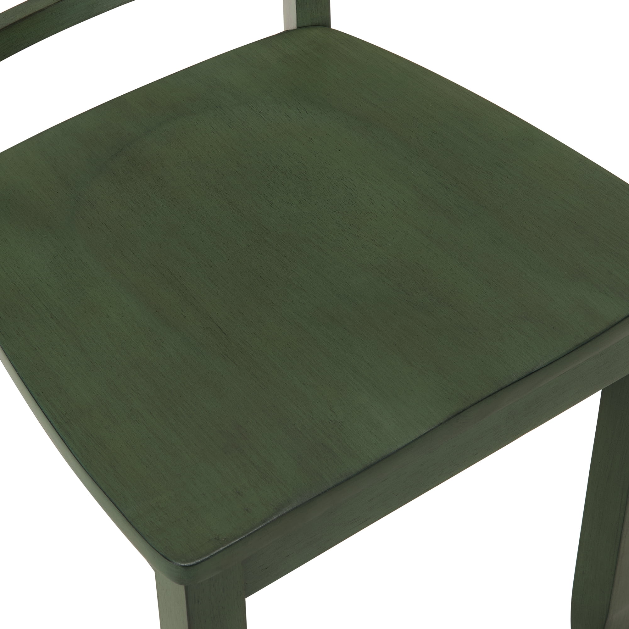 Duhome Solid Wood Dining Chairs Set of 4 Modern Cross Back Chairs for Kitchen, Dining Room,Green
