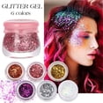 thumbnail image 5 of Body Paint 6 Colors Flash Eye Shadow Sequin Gel Scale Face Body Milk Stage Night Club Makeup Beauty Tools Clearance Back to Dorm for wedding, 5 of 6