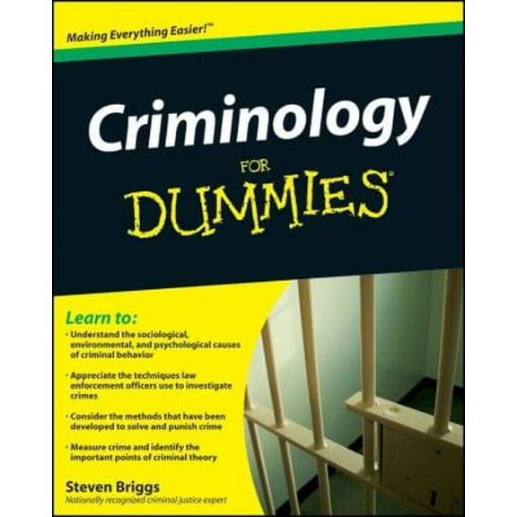 Pre-Owned Criminology for Dummies (Paperback) 0470396962 9780470396964