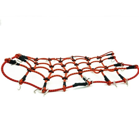 

5Pcs Metal Window Mesh Protective Net with Screws for 1/10 Traxxas -4 Practical & 1x Luggage Roof Rack Net