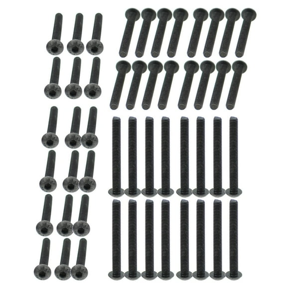 XunLiu Grade 10.9 Alloy Steel Button Head Hex Socket Screws (M4X35)