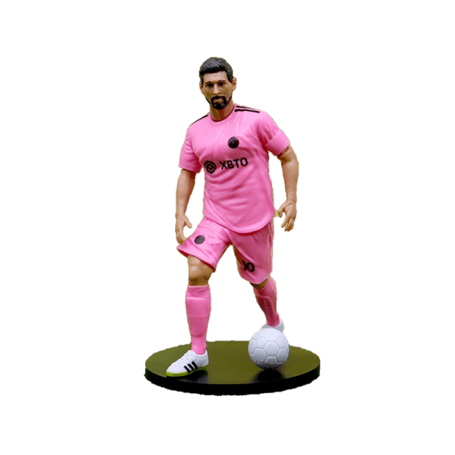Figura De Lionel Messi Inter De Miami De Pvc 18 Cm