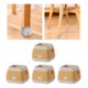 thumbnail image 5 of piezas de cojines cuadrados para pies, fundas de silicona para pies de mesa y silla, silenciosas y antideslizantes, 5 of 5