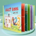 thumbnail image 3 of 2Pack Montessori Quiet Book Juego de rompecabezas a juego Juguetes de Zulema Libro tranquilo, 3 of 8